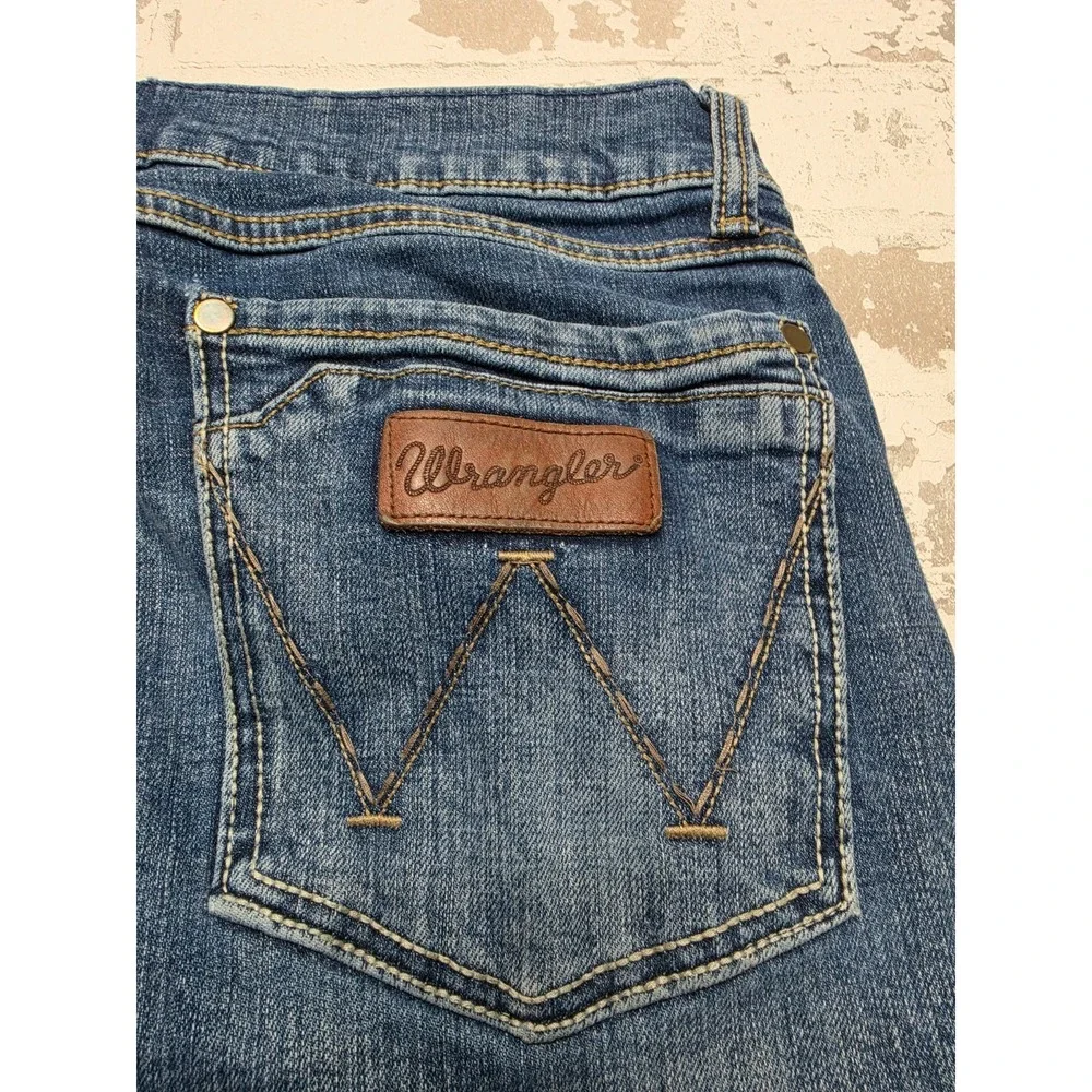Wrangler Retro Slim Boot Denim Jeans Men's 30x32 Western Cowboy